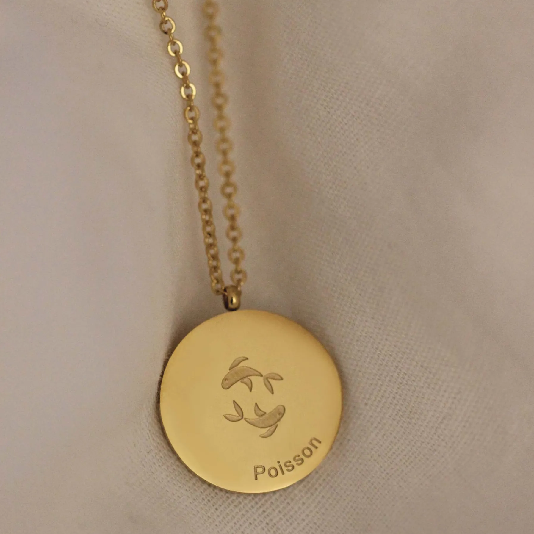 Femme Luzaka Colliers<Colliers médaille Astrologique