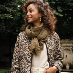 Luzaka Écharpes & Foulards<Echarpe légère Bornéo Kaki