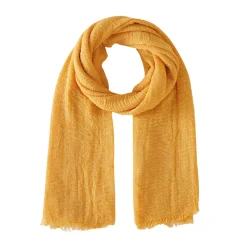 Luzaka Écharpes & Foulards<Echarpe légère Bornéo moutarde