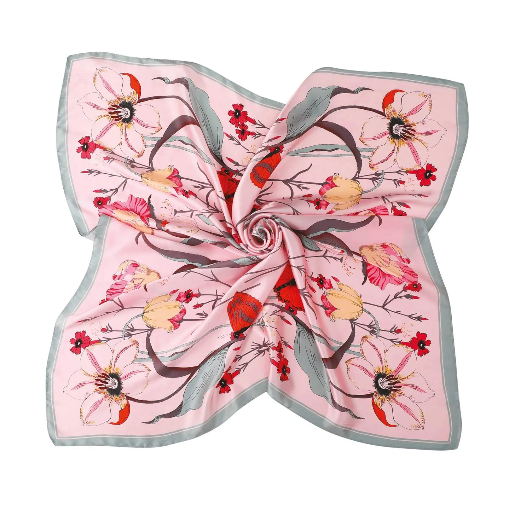 Luzaka Écharpes & Foulards<Foulard carré de soie Flora