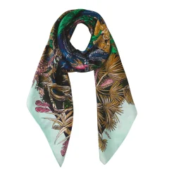 Luzaka Écharpes & Foulards<Foulard carré de soie Tropic