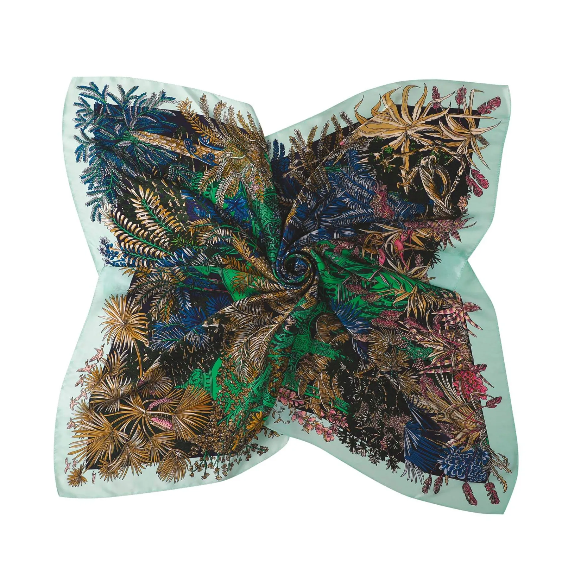 Luzaka Écharpes & Foulards<Foulard carré de soie Tropic