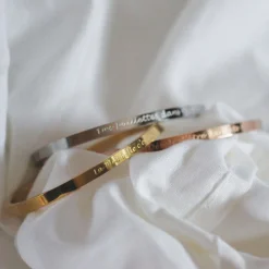 Femme Luzaka Bracelets<Jonc acier à message personnalisé
