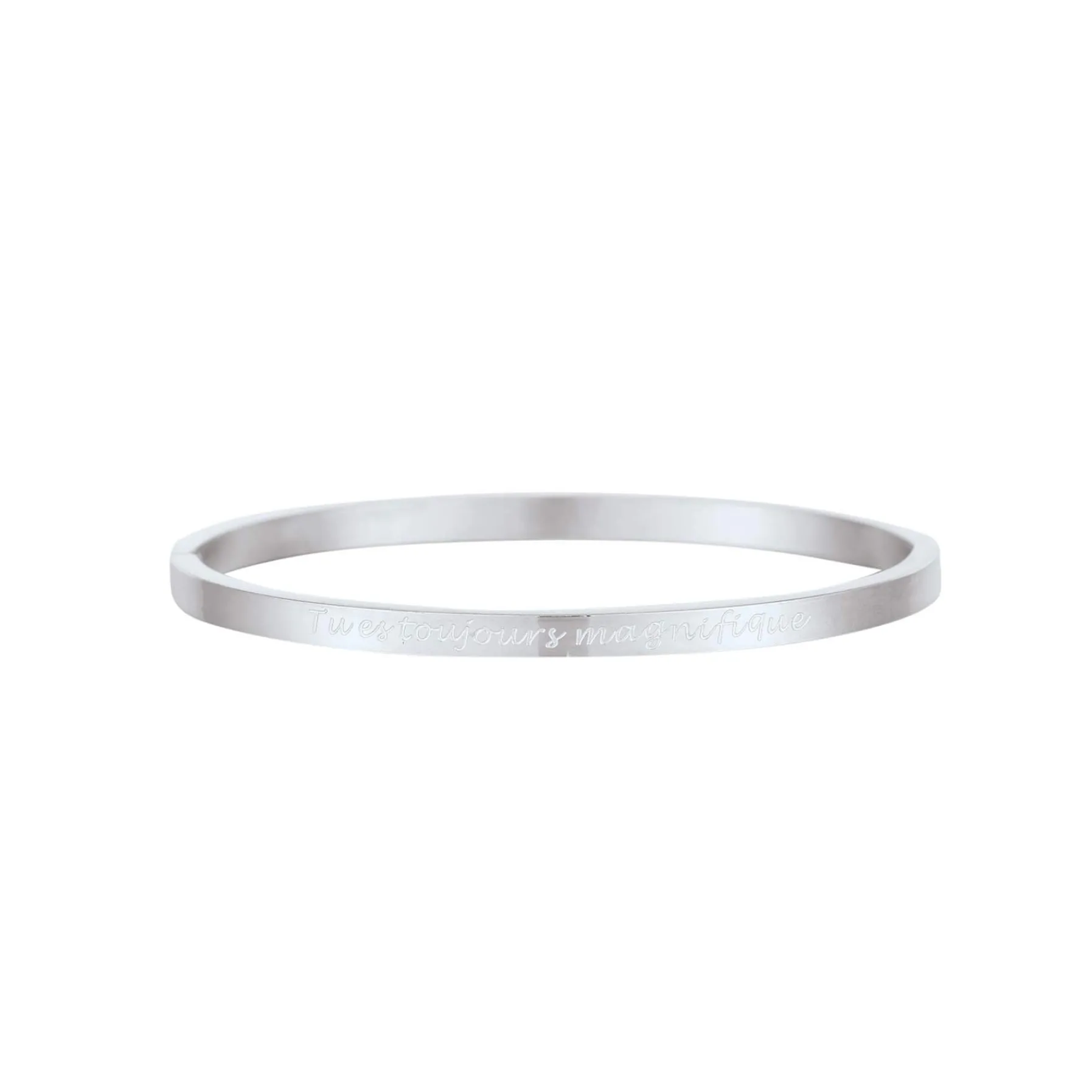 Femme Luzaka Bracelets<Jonc acier à message personnalisé