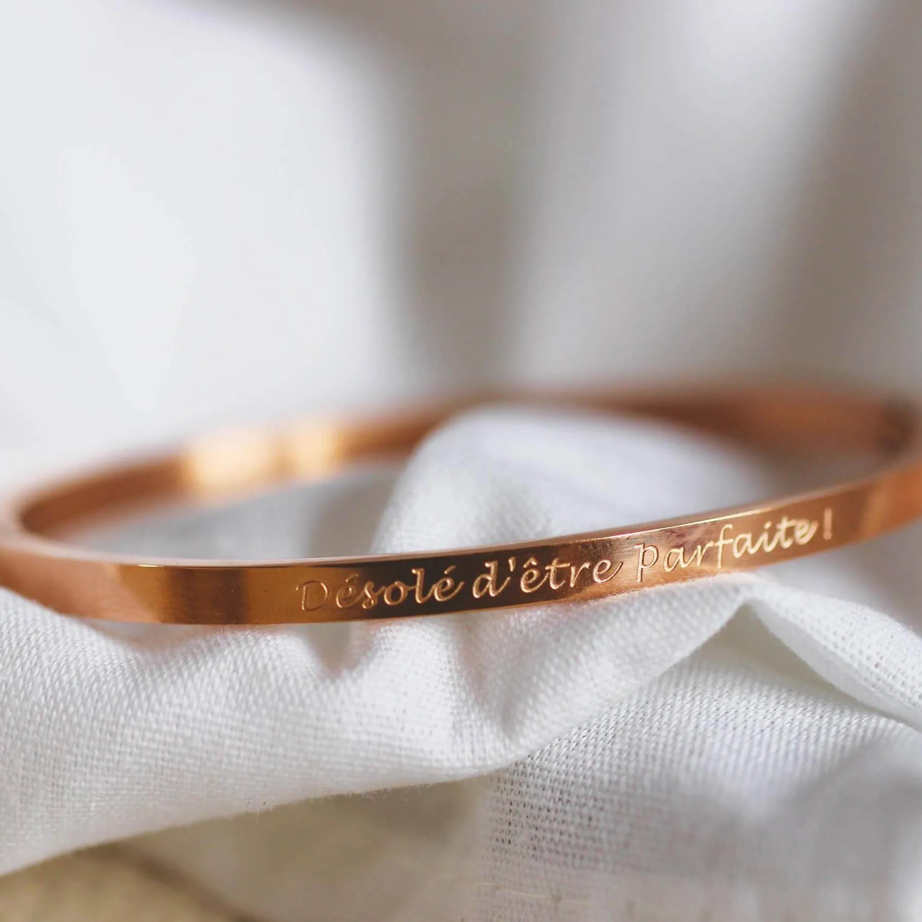 Femme Luzaka Bracelets<Jonc acier à message personnalisé