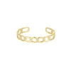 Femme Luzaka Bracelets<Jonc Eolia acier doré or