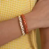 Femme Luzaka Bracelets<Jonc Line orange