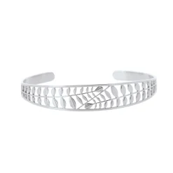 Femme Luzaka Bracelets<Jonc Rameau acier