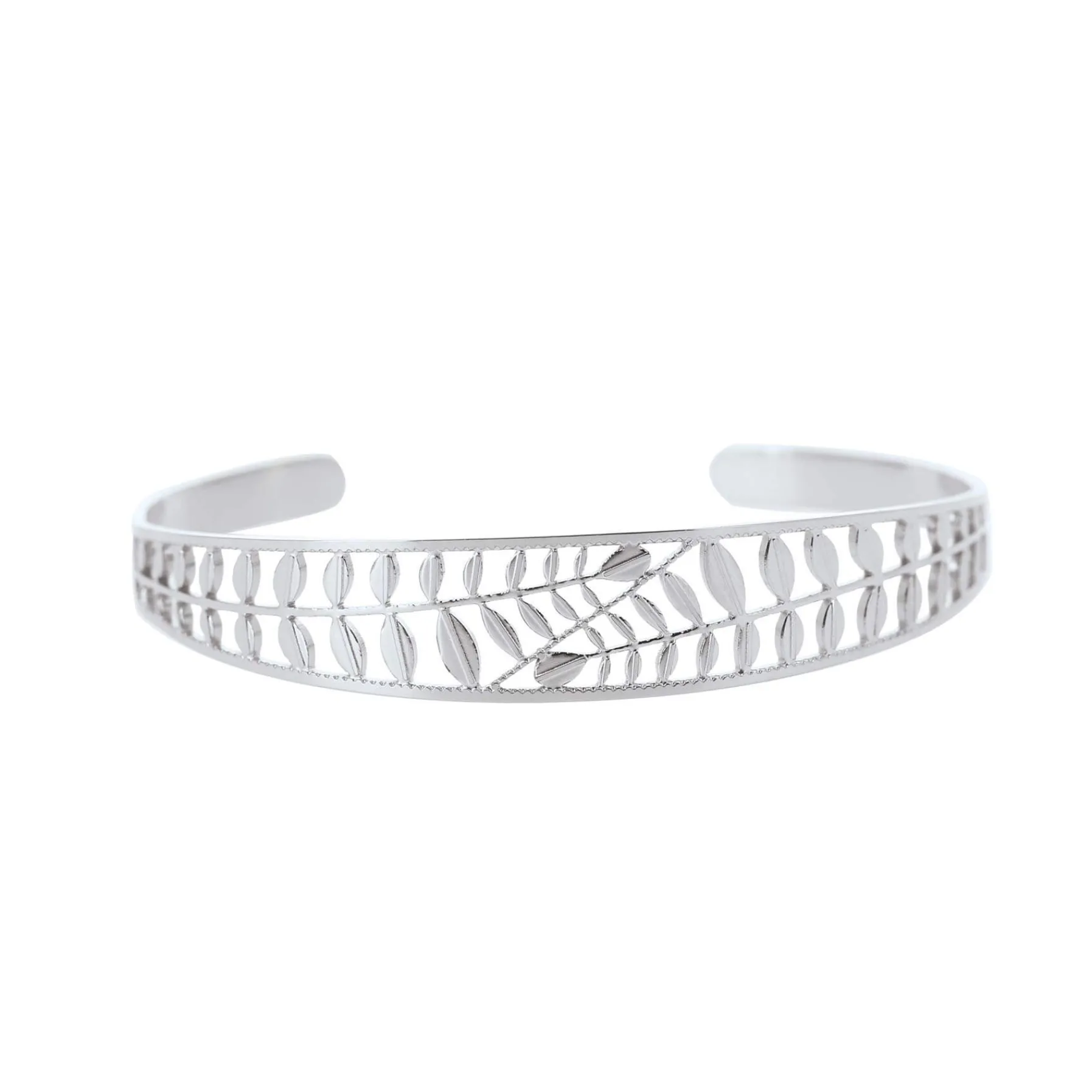 Femme Luzaka Bracelets<Jonc Rameau acier