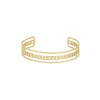 Femme Luzaka Bracelets<Jonc Rénata acier doré or