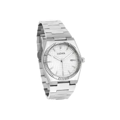 Homme Luzaka Montres|Montres Homme<Montre Gabriel blanche acier