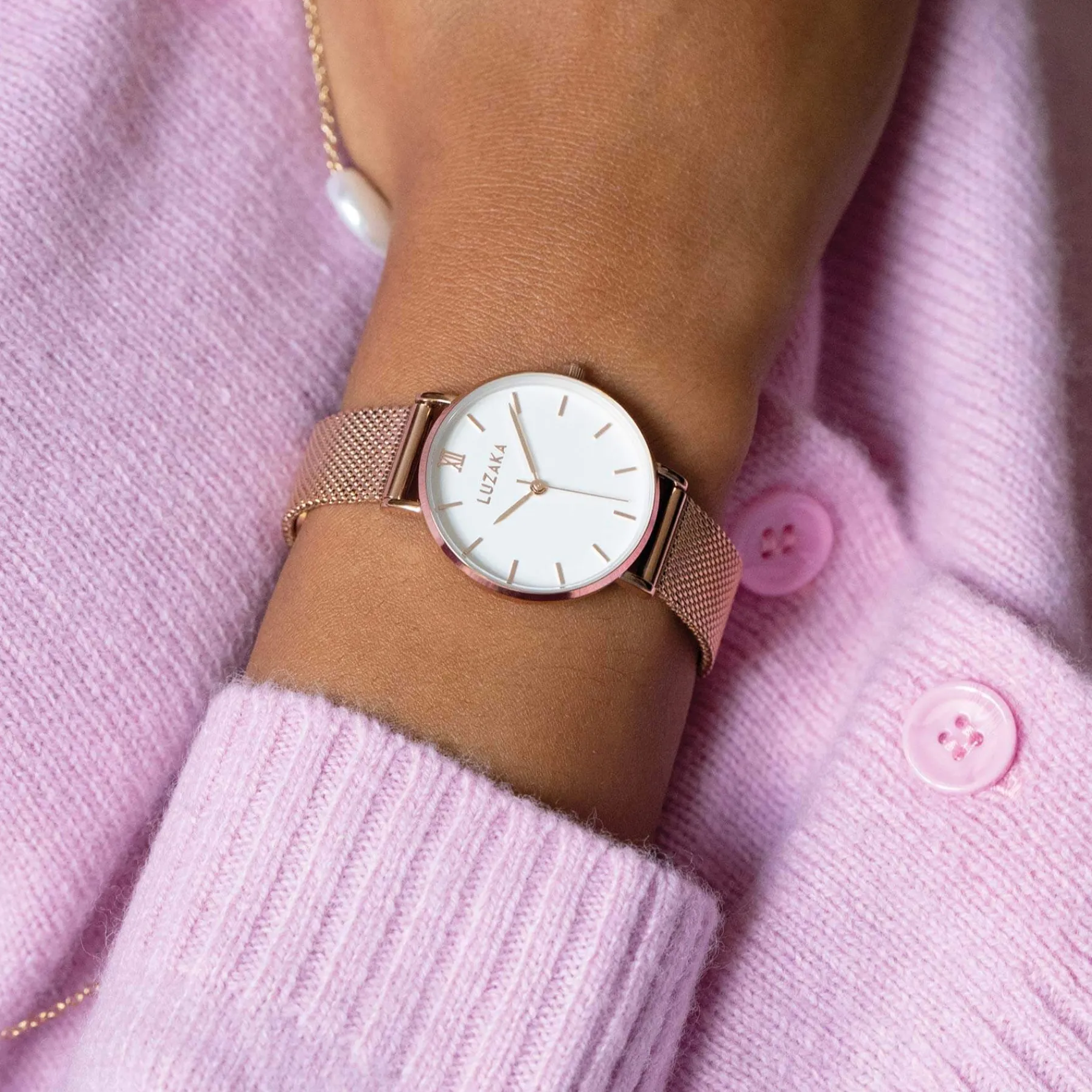 Femme Luzaka Montres Femme<Montre Paloma acier rose gold