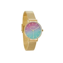 Femme Luzaka Montres Femme<Montre Paloma pailletée acier doré
