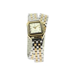 Femme Luzaka Montres Femme<Montre Ruby argenté et dorée - Bracelet double tour