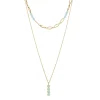 Femme Luzaka Colliers<Multi rangs Amazonite doré or
