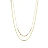 Femme Luzaka Colliers<Multi rangs Manon acier doré or cristal