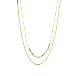 Femme Luzaka Colliers<Multi rangs Manon acier doré or cristal