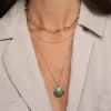 Femme Luzaka Colliers<Multirangs Enya Turquoise