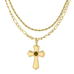 Femme Luzaka Colliers<Multirangs Roma acier doré or