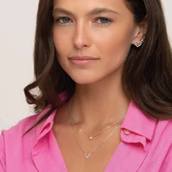 Femme Luzaka Colliers<Multirangs V Argent 925 rhodié