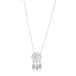 Femme Luzaka Colliers<Pendentif Attrape rêves acier