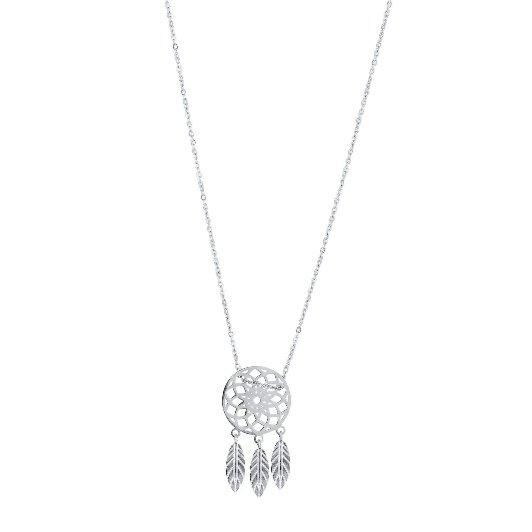 Femme Luzaka Colliers<Pendentif Attrape rêves acier