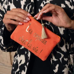 Luzaka Portefeuilles & Pochettes<Pochette message Les copines c'est la vie