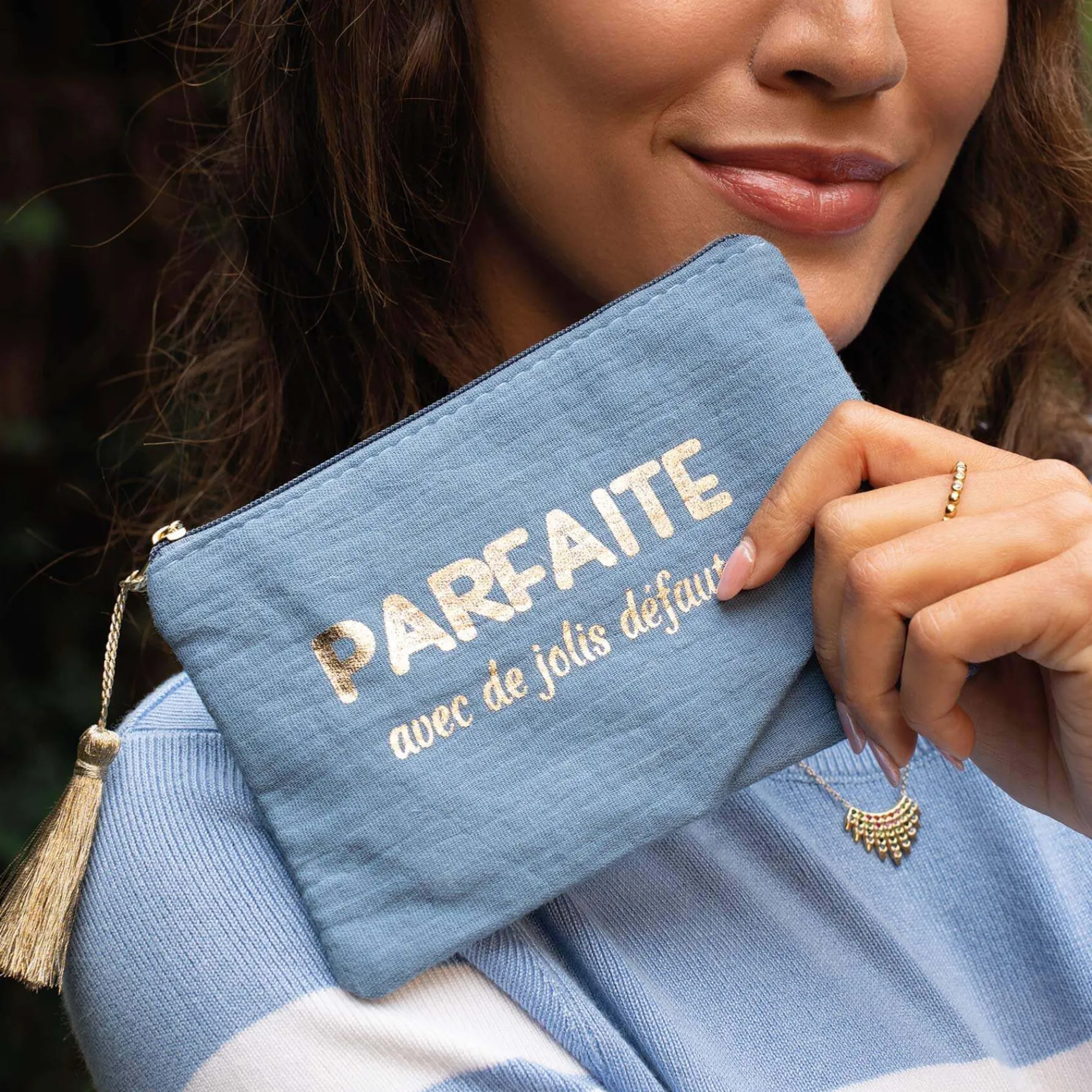 Luzaka Portefeuilles & Pochettes<Pochette message Parfaite avec de jolis défauts