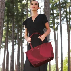 Luzaka Sacs<Sac à main Cabas Adèle rouge