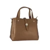 Luzaka Sacs<Sac à main Darius marron métalisé