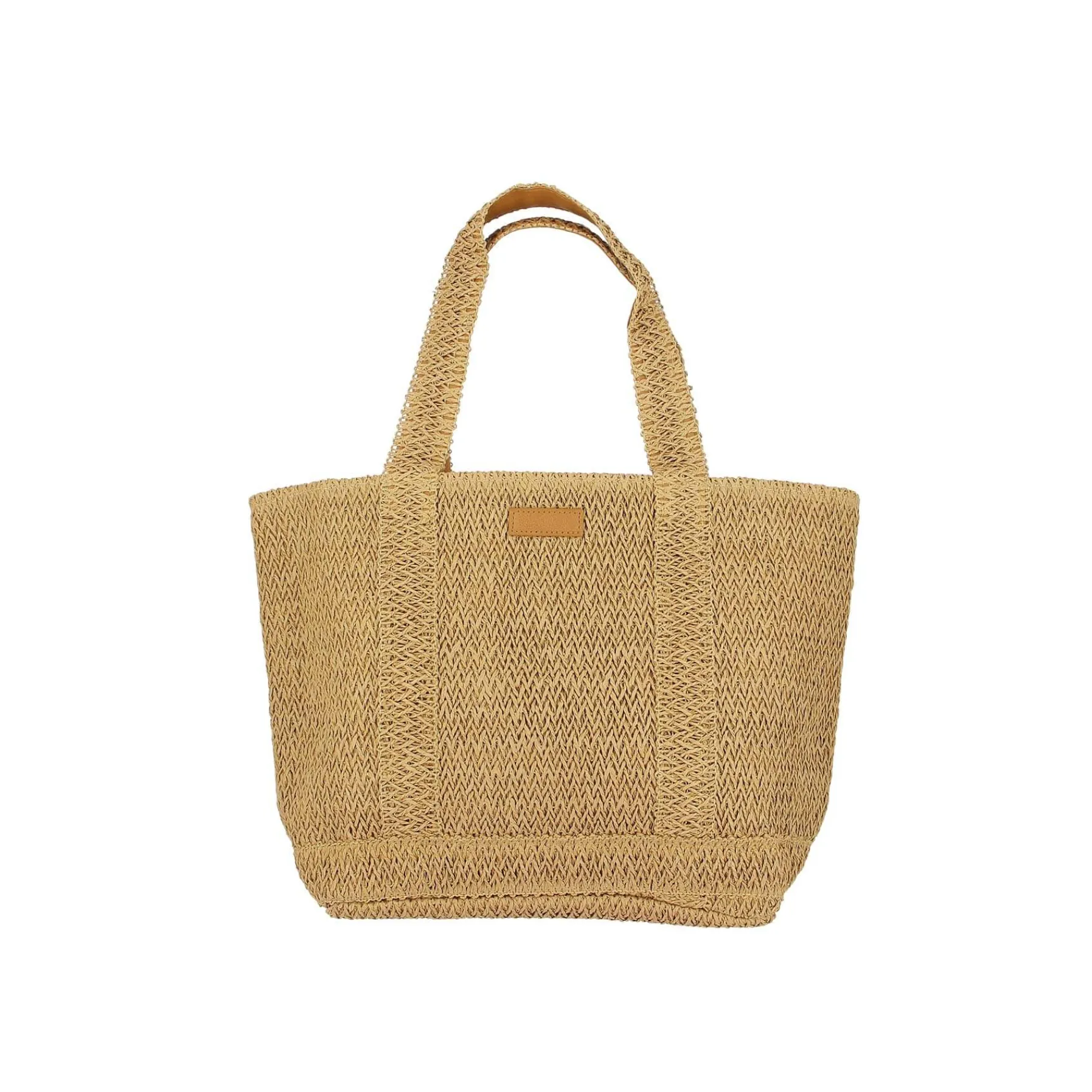 Luzaka Sacs<Sac à main paille pampelone naturel