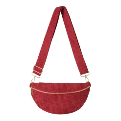 Luzaka Sacs<Sac Banane Erika velours bordeaux