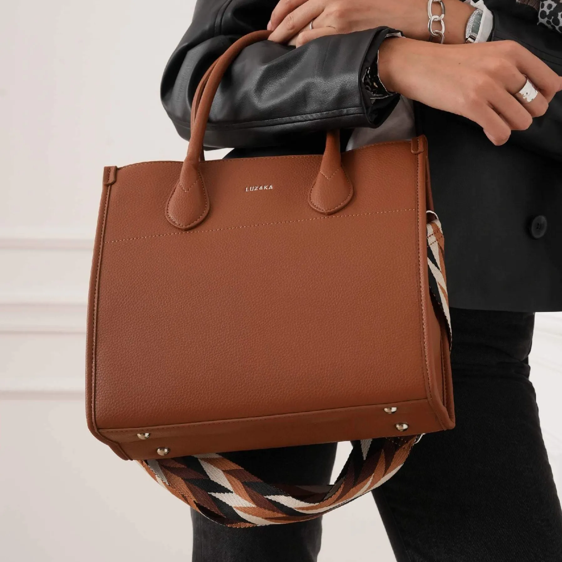 Luzaka Sacs<Sac cabas Diana Camel