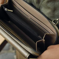 Luzaka Sacs|Portefeuilles & Pochettes<Sac Portefeuille horizontal doré