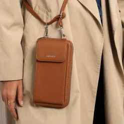 Luzaka Sacs|Portefeuilles & Pochettes<Sac Portefeuille vertical camel