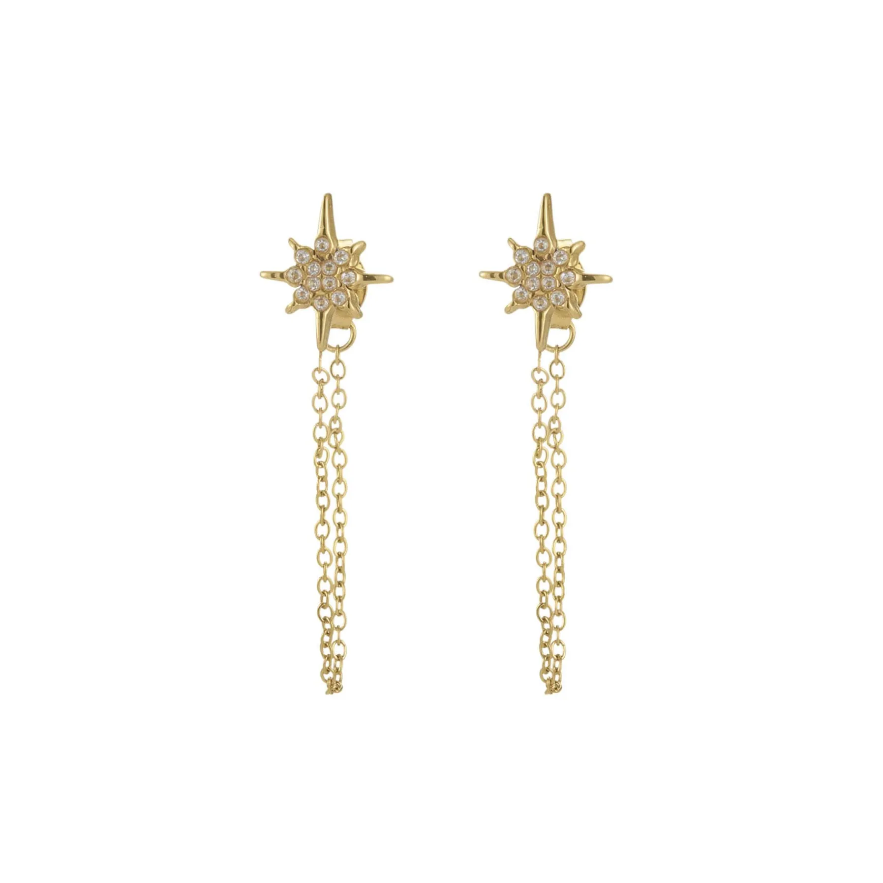 Femme Luzaka Boucles<Set 3 boucles Jane acier doré or